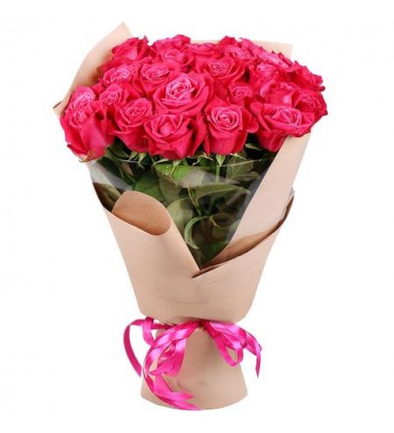 21 Adet Pembe Gül